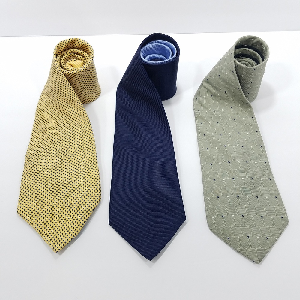 Tommy Hilfiger Geometric Mens Tie - 3 Ties